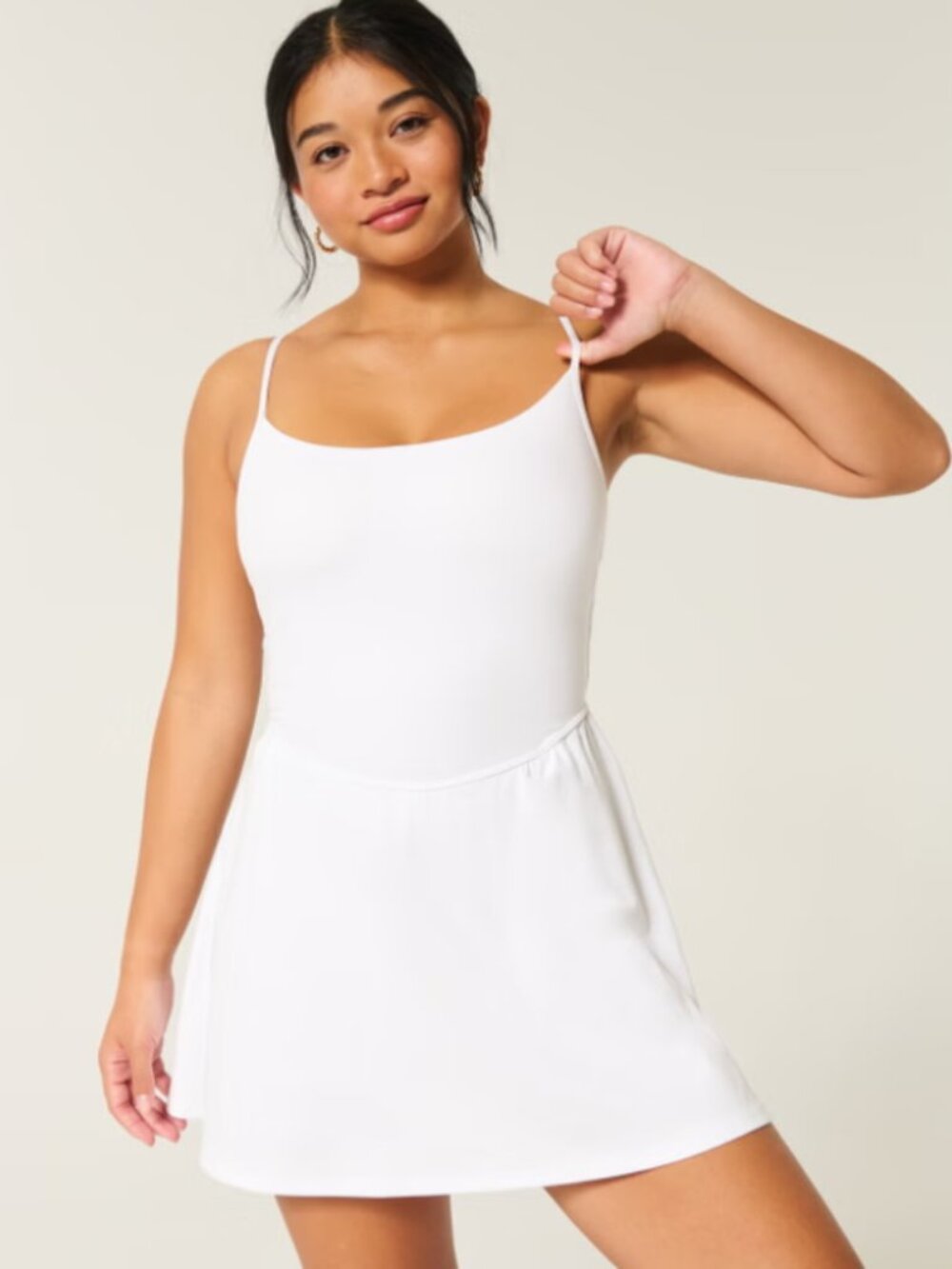 Gilly Hicks Active Strappy Back Dress White